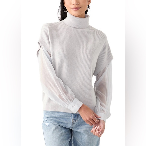 Philosophy Sweaters - Philosophy Mixed Media Sweater